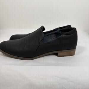Dr.‎ Scholls Rate Slip On Flat Loafer Black 8 Comfort Modest Minimalist